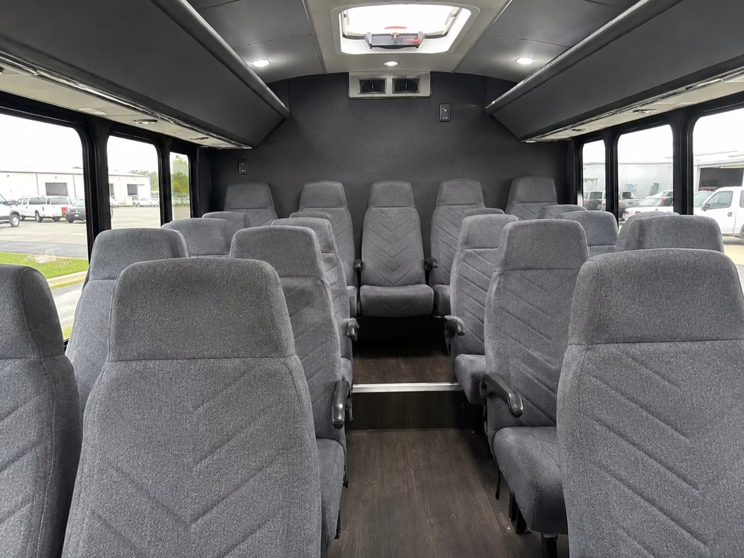 18 passenger minibus inside