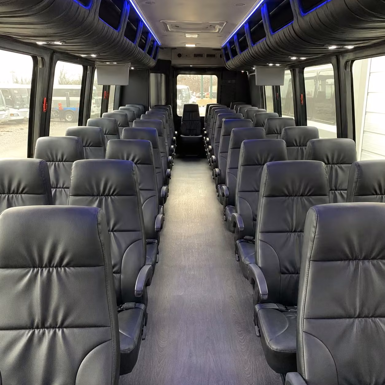 25 passenger minibus inside