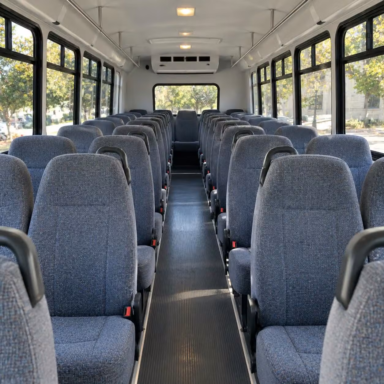 28 passenger minibus inside