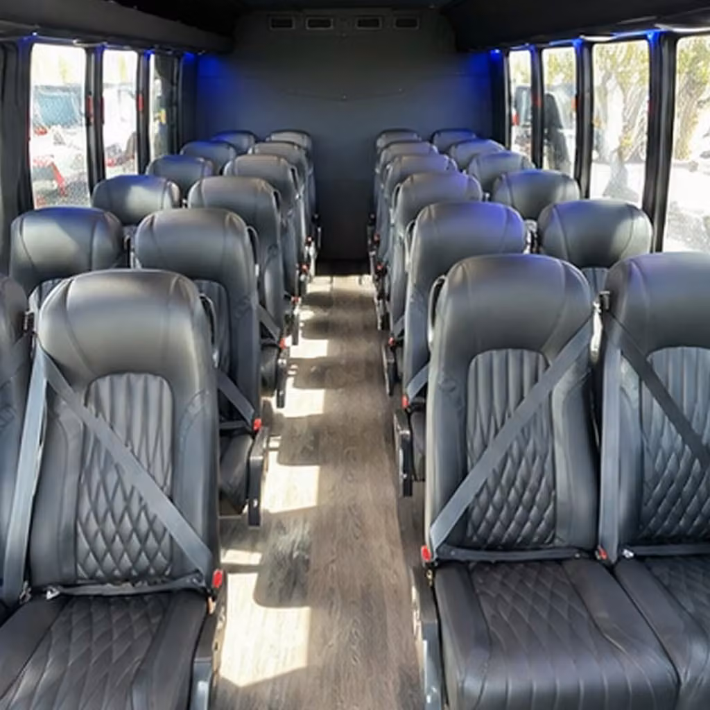 35 passenger minibus inside