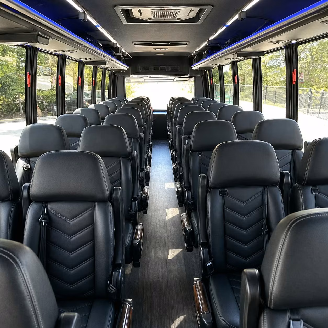 35 passenger minibus interior