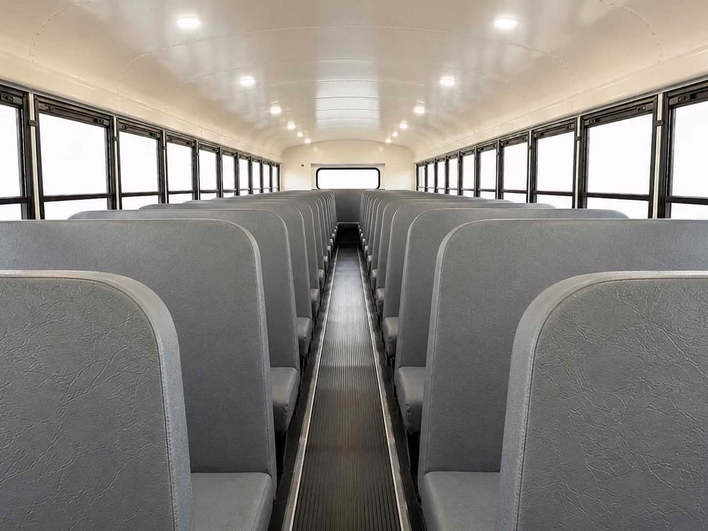 school bus inside