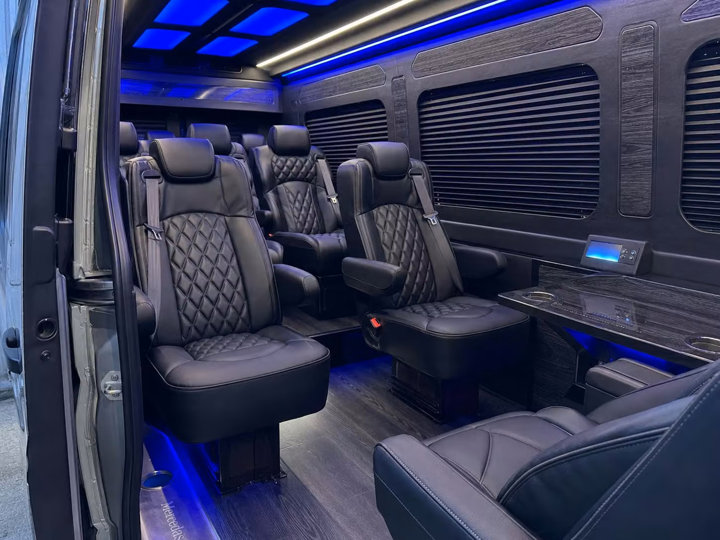sprinter van transportation for groups and events across woodbridge